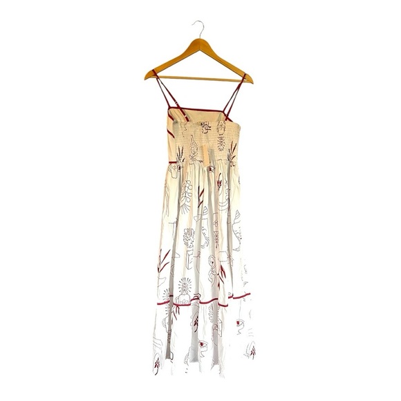 NWT Moon River Tropical Midi Dress Size Small - Picture 3 of 6